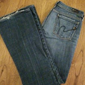 Citizens of Humanity low rise flared jeans